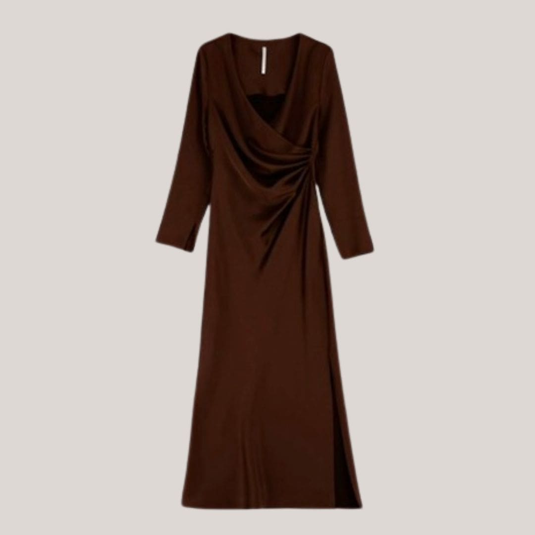 Afgsiba Dress Cocktail Kjole Bordeaux - Imperial Kjole