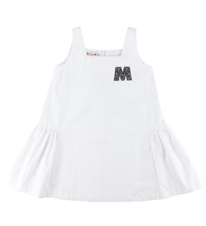 Hvid Marni Kjole Similisten - Marni Kjole  - 8059380741289