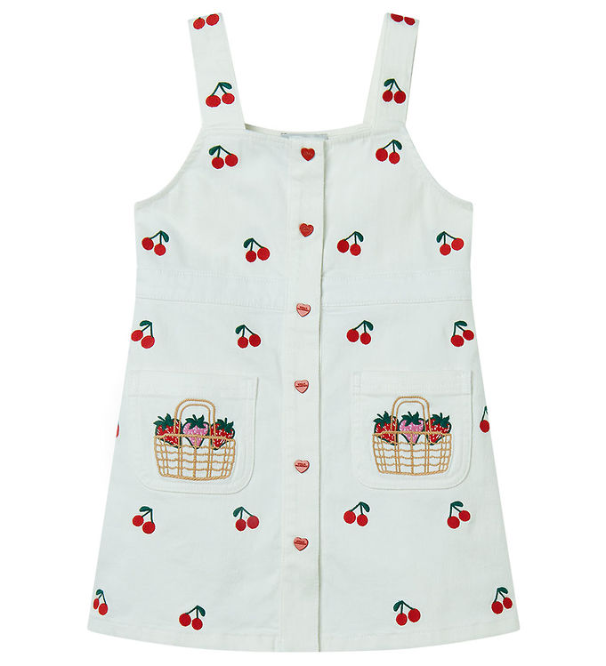 Hvid Stella Mccartney Kids Kjole Avorio Embroidery - Kjole  - 8055178747006