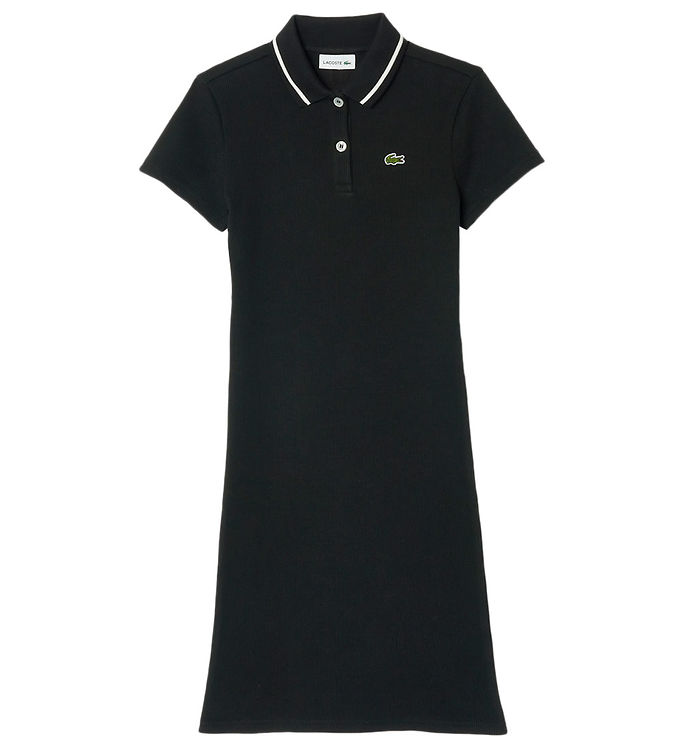 Sort Lacoste Kjole Rib - Lacoste Kjole  - 3617071790388