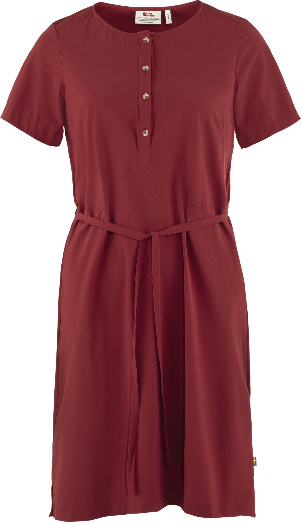 Pomegranate Red Fjallraven Vik Lite Kjole - Fjällräven Kjole  - 7323450759087
