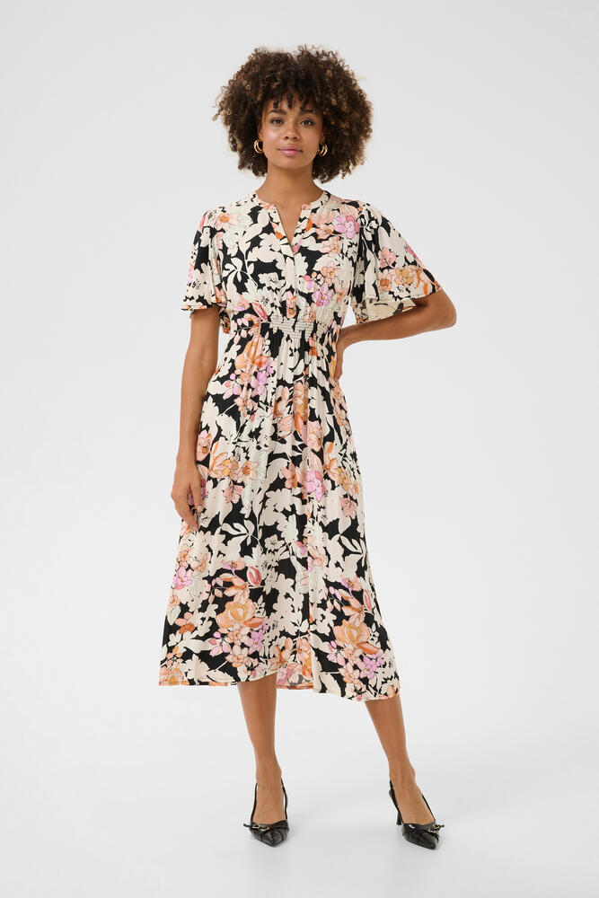Pink Kjole Cuaudrey Bello Orange Flower Culture - Culture Kjole  - 5715576255482