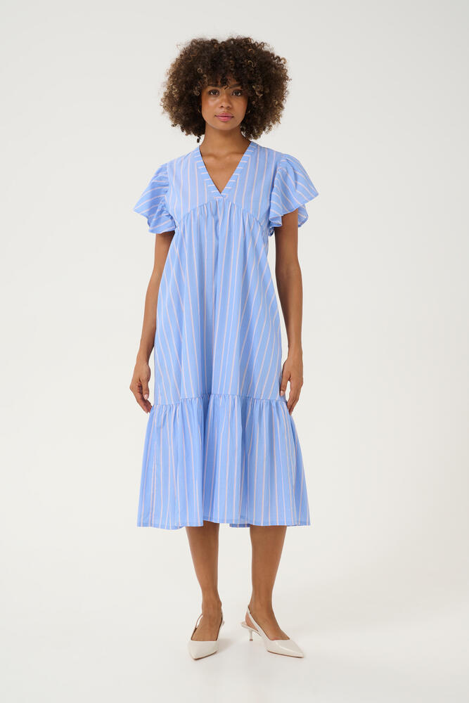 Kjole Cuvelo Blue Stripe Culture - Culture Kjole  - 5715576264606