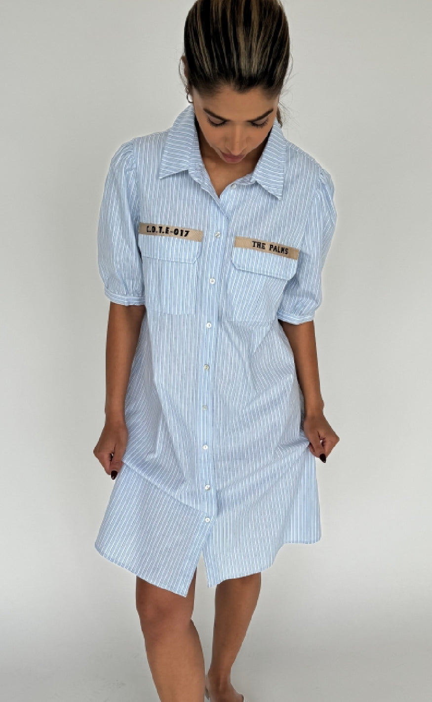 Blå Stribet Continue Kjole Mili Stripe Blue Stripe - Continue Kjole  - 5714015364402