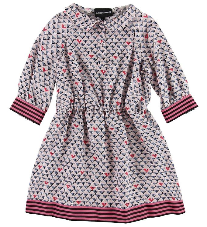 Rosa Emporio Armani Kjole Lyserød Print - Emporio Armani Kjole  - 8054524649483