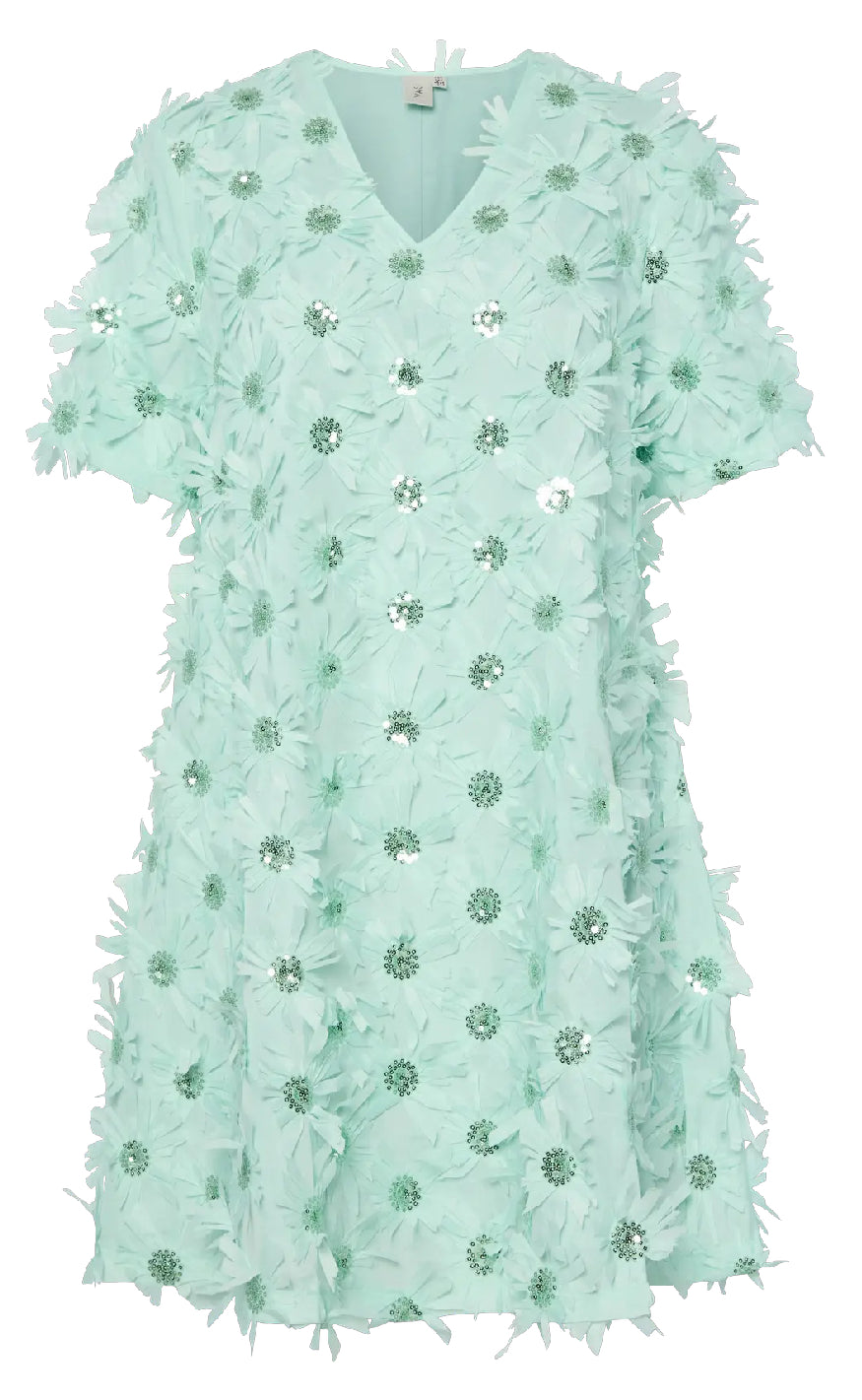 Grøn Yas Kjole Abelone Mist Green - Yas Kjole  - 5715719643374