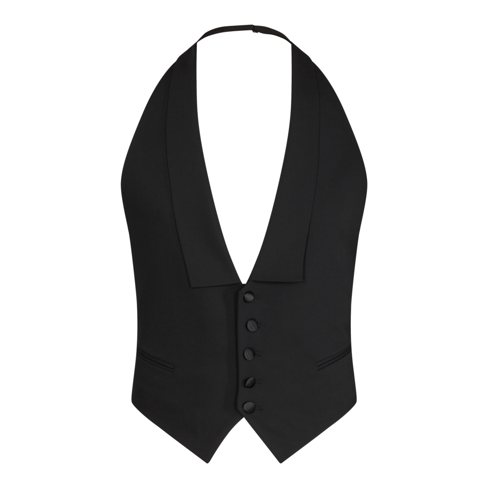 Hvid Sunwill Kjole T Vest Backless 2515 2722 100 Black Normal - Sunwill Kjole