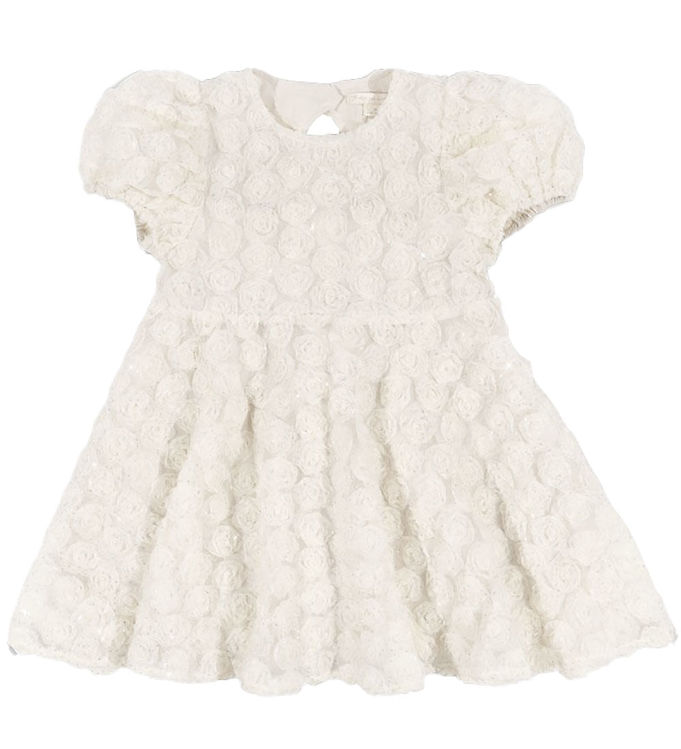 Hvid Konges Sløjd Kjole Ally Antique White - Konges Sløjd Kjole  - 5715681059654