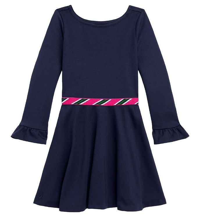Pink Polo Ralph Lauren Kjole Andover Navy - Kjole  - 3616538944593