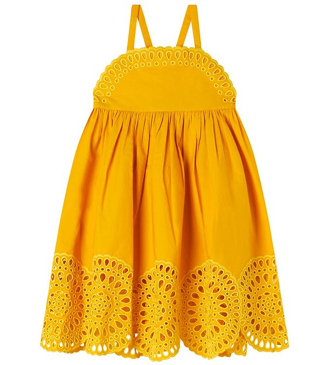 Gul Stella Mccartney Kids Kjole Hulmønster - Kjole  - 8055178161796