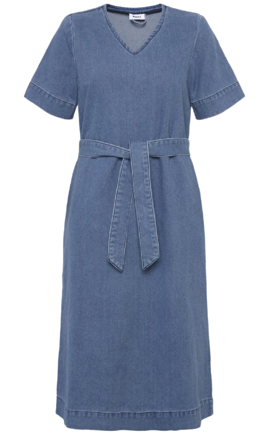 1002 Blå Moves Kjole Dawn Medium Blue - Moves Kjole  - 5713712995865