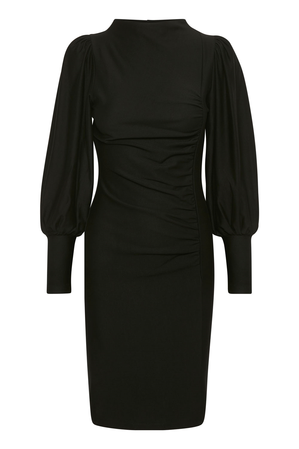 Sort Gestuz Kjole Rifa Puff Dress Black - Gestuz Kjole  - 5714352044357