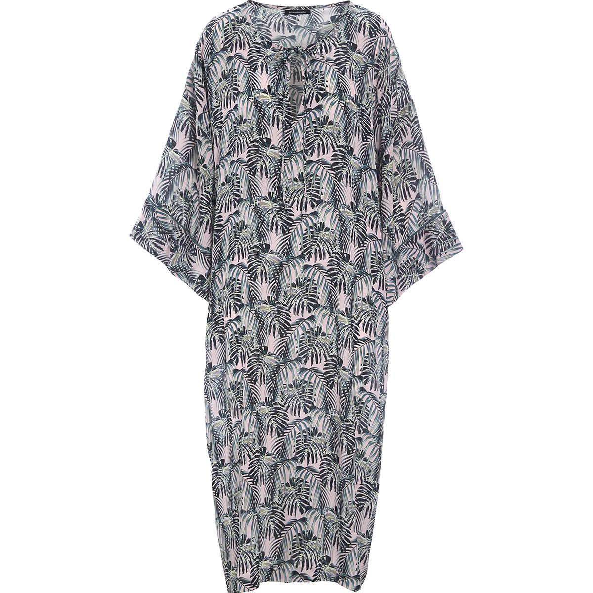 Palm Leaves Kaftan Kjole - Kjole  - 5710884250358
