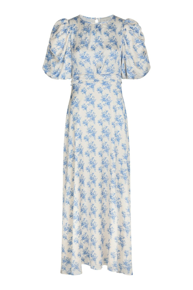 Blå Neo Noir Kjole Kikka Wild Rose Dress Light Blue - Neo Noir Kjole  - 5715641245745