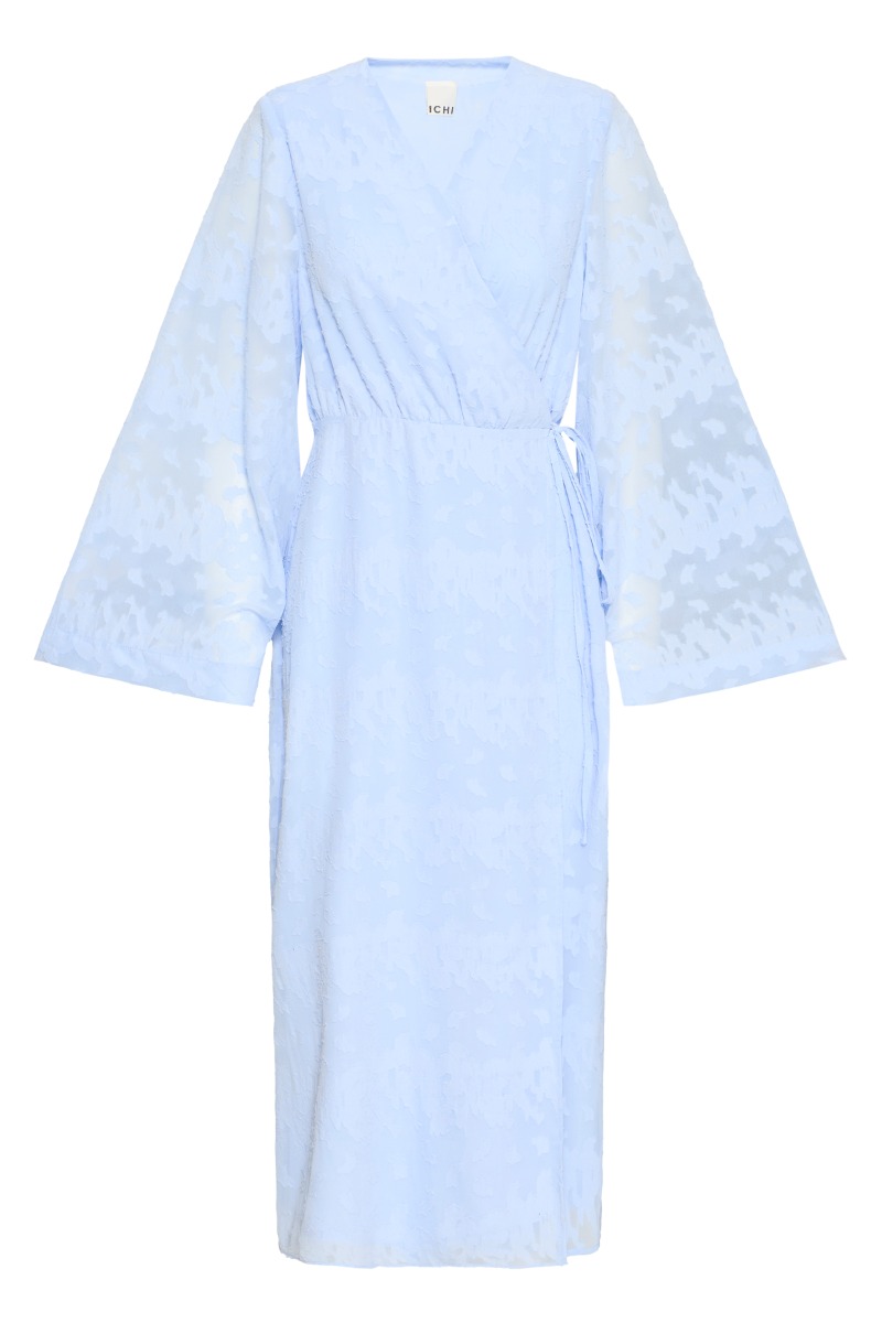 Blå Ichi Kjole Simona Placid Blue - Ichi Kjole  - 5715750537038