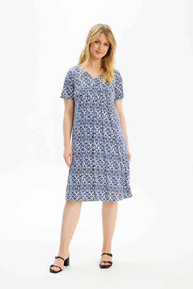 Kjole Lucy Blue Front - In Front Kjole  - 5714220381225