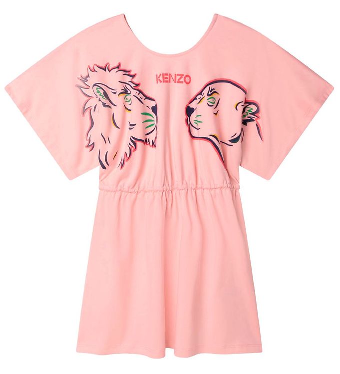 Rosa Kenzo Kjole Print - Kenzo Kjole  - 3143162009348