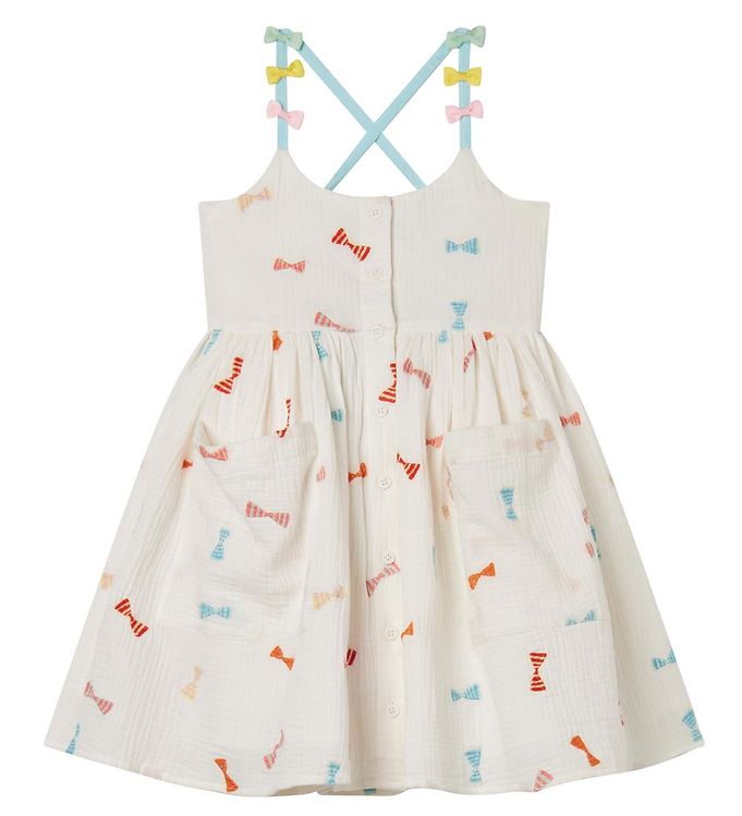 Hvid Stella Mccartney Kids Kjole Sløjfer - Kjole  - 8055178161390