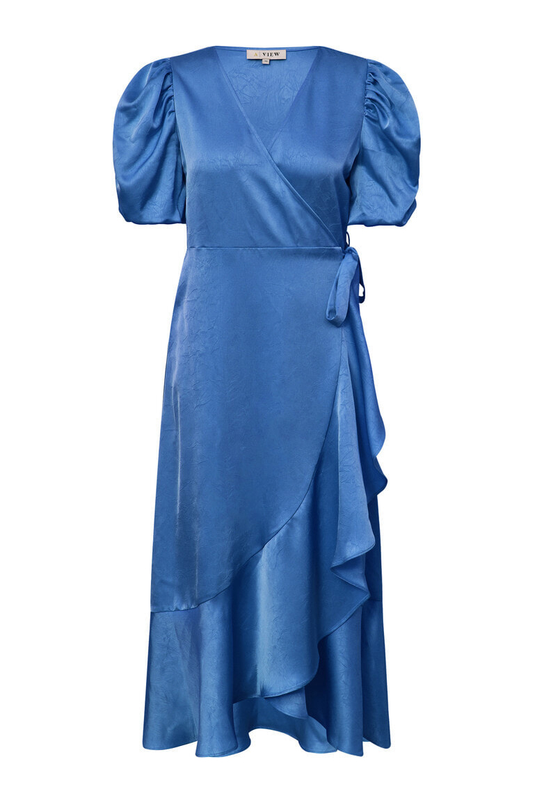 Blå View Kjole Sinda Dress Medium Blue - A-view Kjole  - 5714711362832