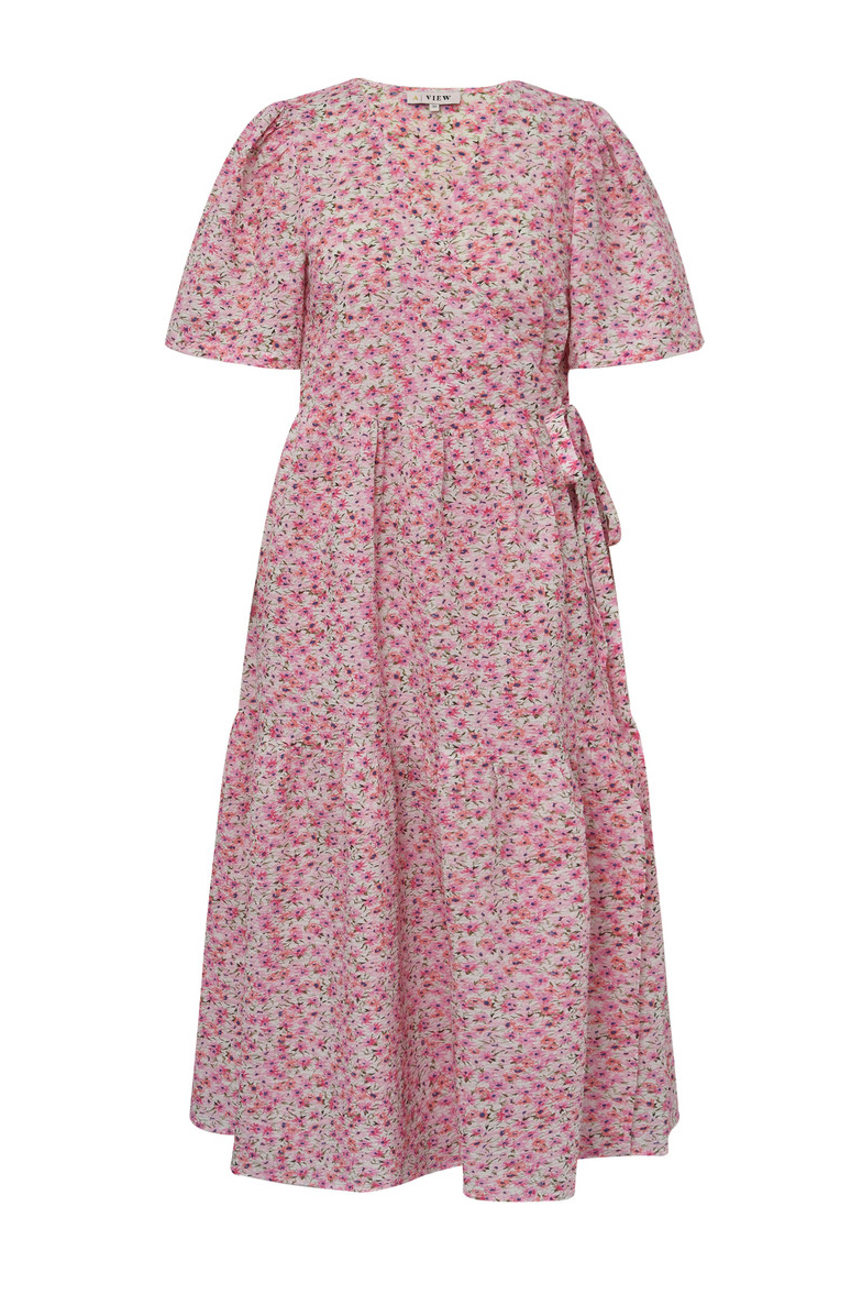 Rosa View Kjole Caisa Ancle Dress Rose Pink - A-view Kjole  - 5714711389990