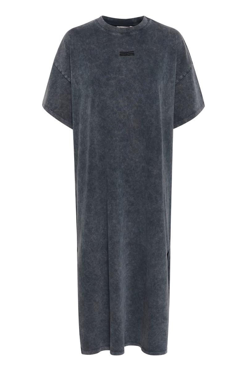 Grå Gestuz Kjole Gzjio Dress Dark Grey Washed Levering Midt Juli - Gestuz Kjole  - 5715576604112