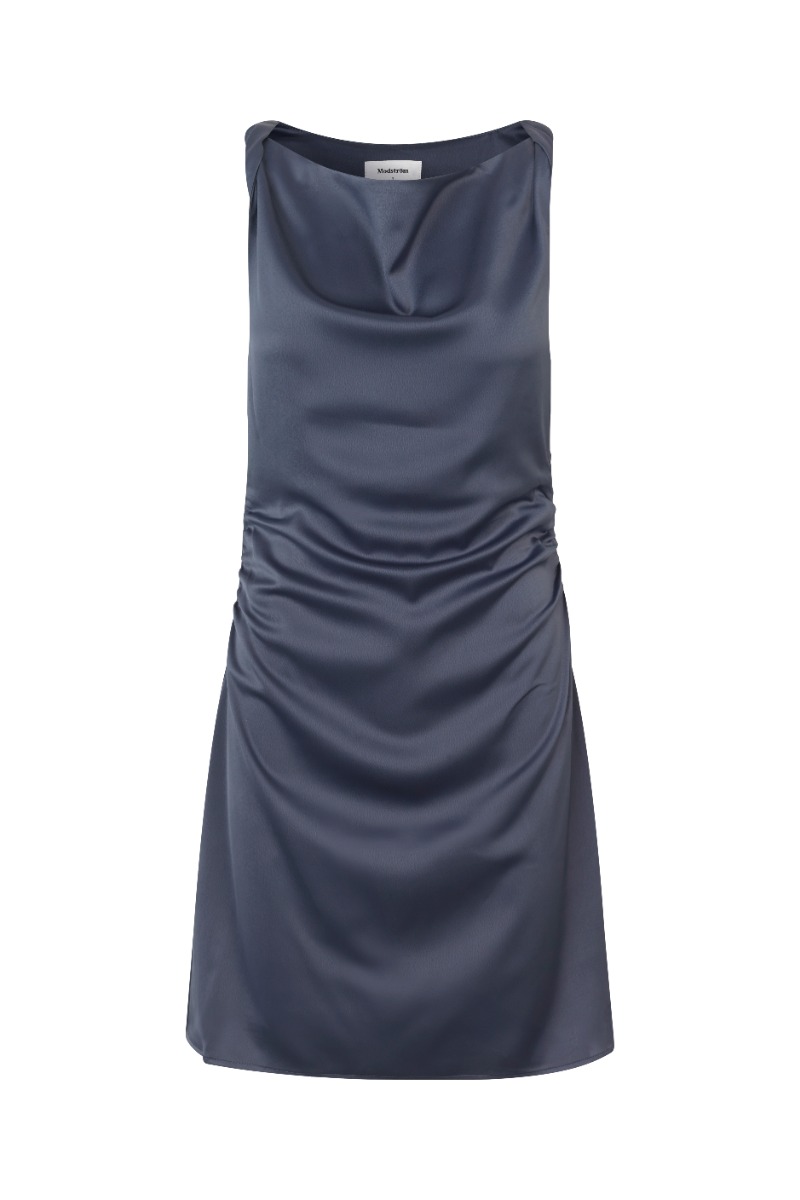 Blå Modstrm Kjole Myla Dress Ombre Blue - Modström Kjole  - 5714980461403