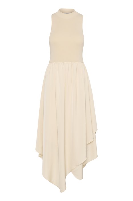 Beige Gestuz Kjole Sama Dress Birch - Gestuz Kjole  - 5715375990485