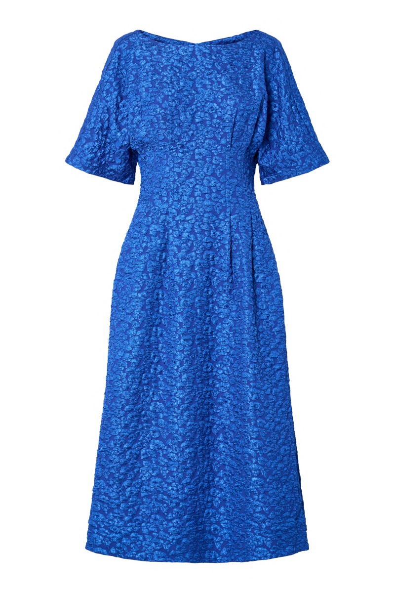 Blå Kjole Dazly Long Dress Dazzling Blue Levering Midt Juli - Yas Kjole  - 5715719003963